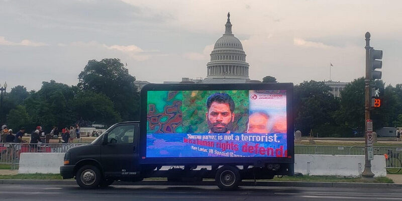 Free Yasin & Free Khurram Digital advertising trucks in Washington 230622