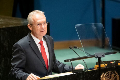 Csaba Kőrösi, UN President UNGA 77 220922