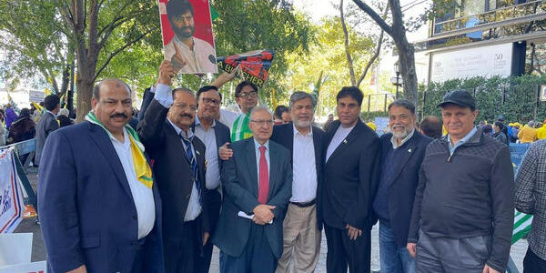 Kashmiri Americans rally 250922