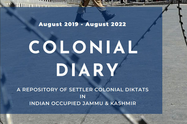 COLONIAL DIARY LFK 121022